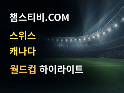 스위스 VS 캐나다 2:1 월드컵 하이라이트