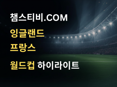 잉글랜드 VS 프랑스 4:6 월드컵 하이라이트